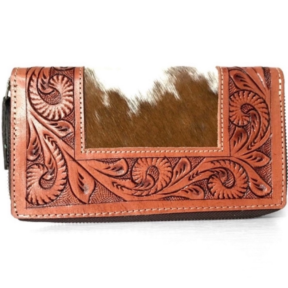 Fair Trade Eco Friendly Hand Tooled Wallet